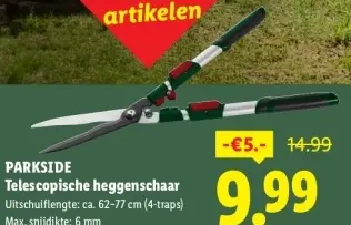 Aanbieding: Telescopische heggenschaar