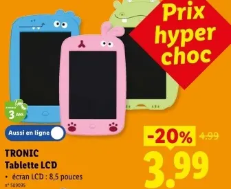 Offre: Tablette LCD