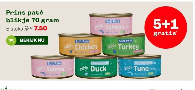 Aanbieding: Prins paté blikje