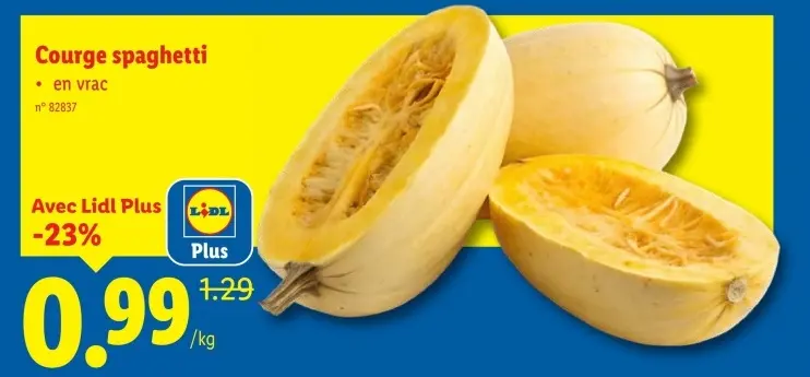 Offre: Courge spaghetti