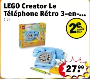 Offre: Le Téléphone Rétro 3-en-...