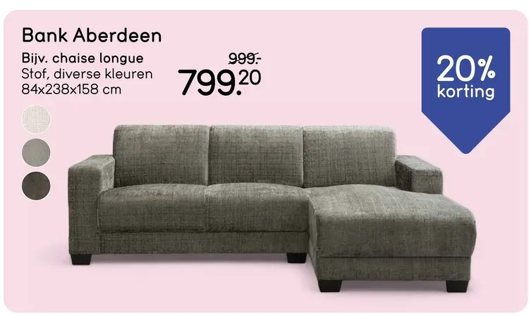 Aanbieding: Bank Aberdeen