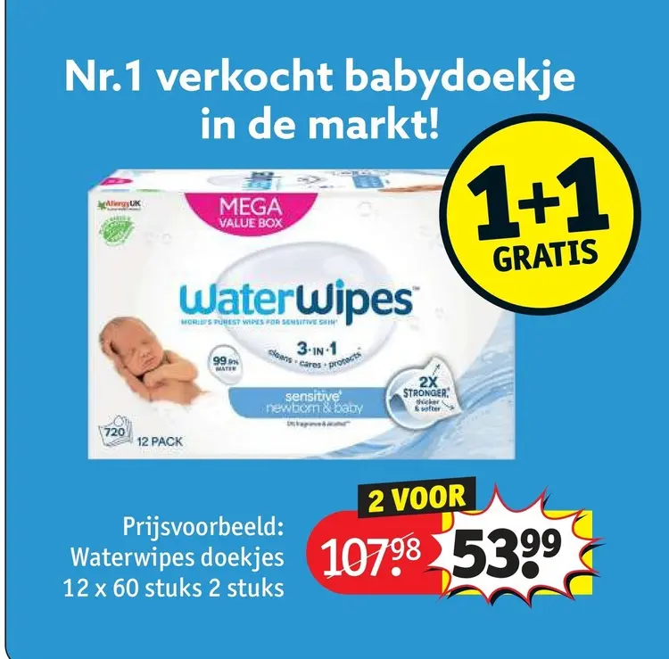 Aanbieding: Waterwipes doekjes