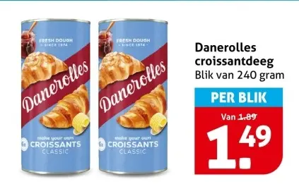 Aanbieding: Danerolles croissantdeeg