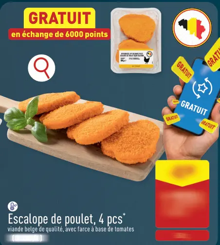 Offre: Escalope de poulet