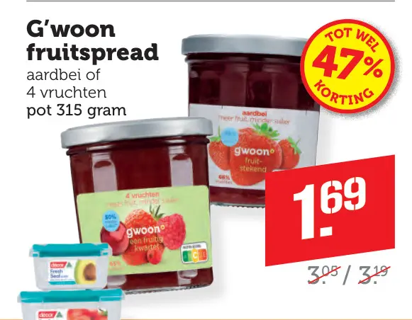 Aanbieding: Fruitspread