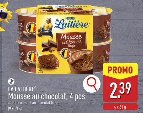 Offre: Mousse au chocolat