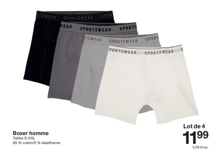Offre: Boxer homme