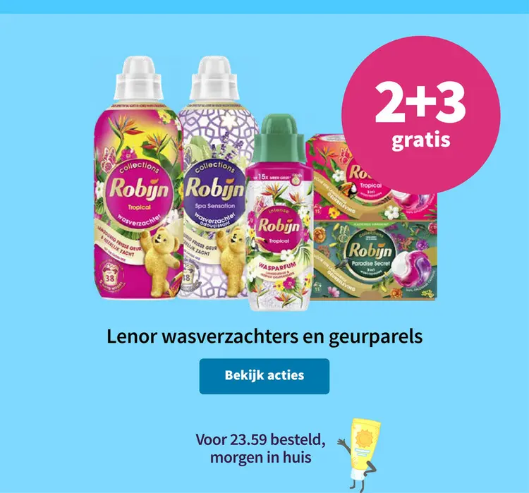 Promotie: wasverzachters en geurparels