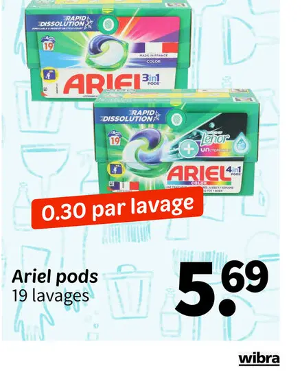 Offre: Ariel pods