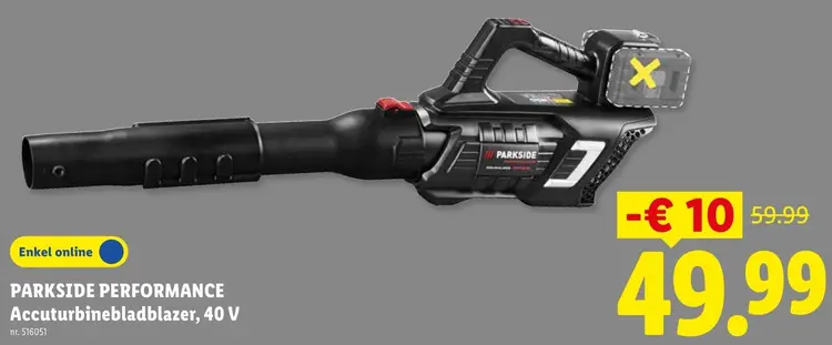 Promotie: PARKSIDE PERFORMANCE Accuturbinebladblazer, 4