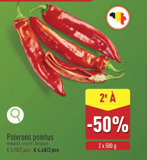 Offre: Poivrons pointus