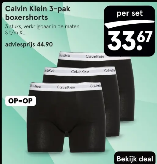 Aanbieding: 3-pak boxershorts