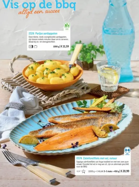 Promotie: Zalmforelfilets met vel, natuur