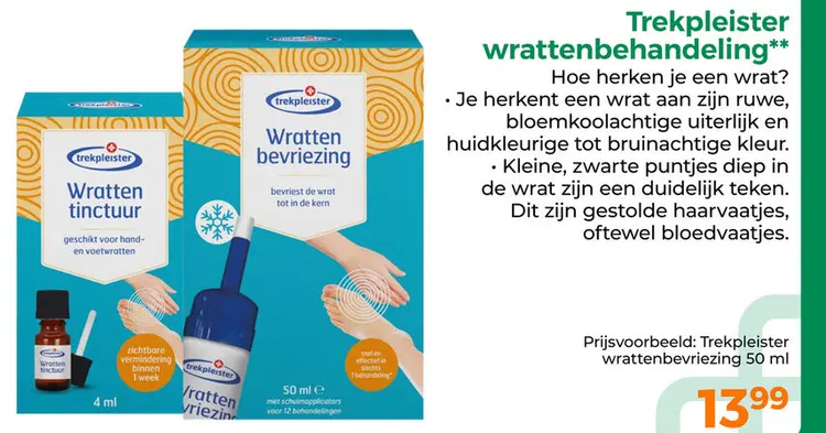 Aanbieding: Wrattenbevriezing