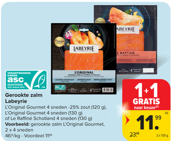 Aanbieding: gerookte zalm L’Original Gourmet