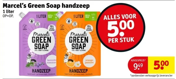 Aanbieding: Marcel's Green Soap handzeep