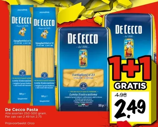 Aanbieding: De Cecco Pasta