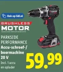 Aanbieding: PARKSIDE PERFORMANCE Accu-schroef-/boormachine