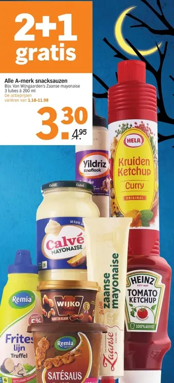 Aanbieding: A-merk snacksauzen