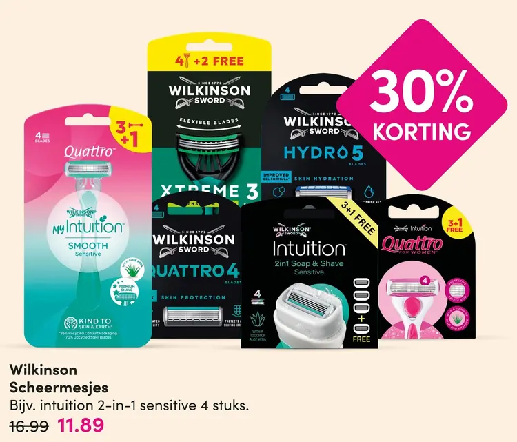 Aanbieding: Scheermesjes
