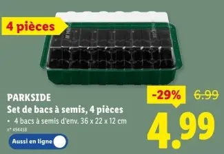 Offre: Set de bacs à semis