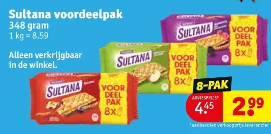 Promotie: Sultana voordeelpak