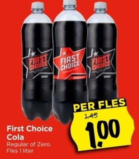 Aanbieding: First Choice Cola