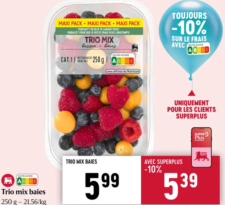 Offre: Trio mix baies