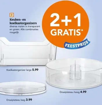 Aanbieding: Keuken- en koelkastorganizers