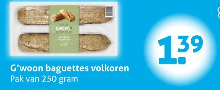 Aanbieding: Baguettes volkoren