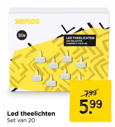 Promotie: Led theelichten