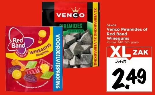 Aanbieding: Piramides or Winegums