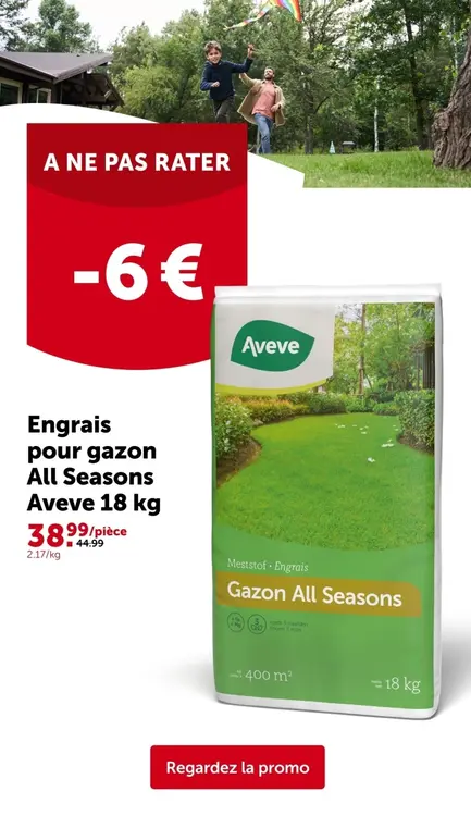 Offre: Engrais pour gazon All Seasons