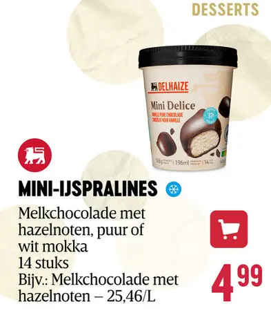 Promotie: Mini delice | Melkchocolade