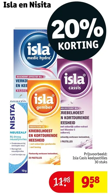 Promotie: Keelpastilles en neusspray