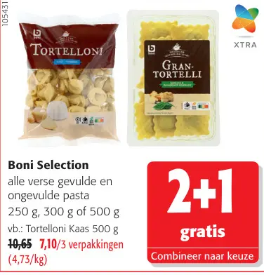 Promotie: Tortelloni Kaas