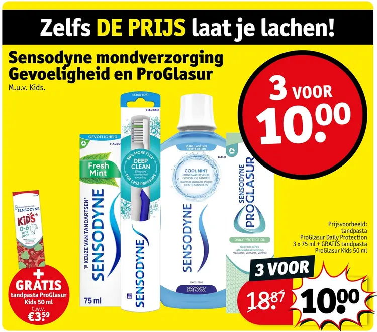 Aanbieding: Mondverzorging Gevoeligheid en ProGlasur