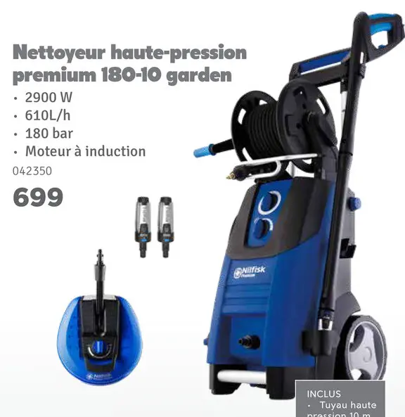 Offre: Nettoyeur haute-pression premium 180-10 garden