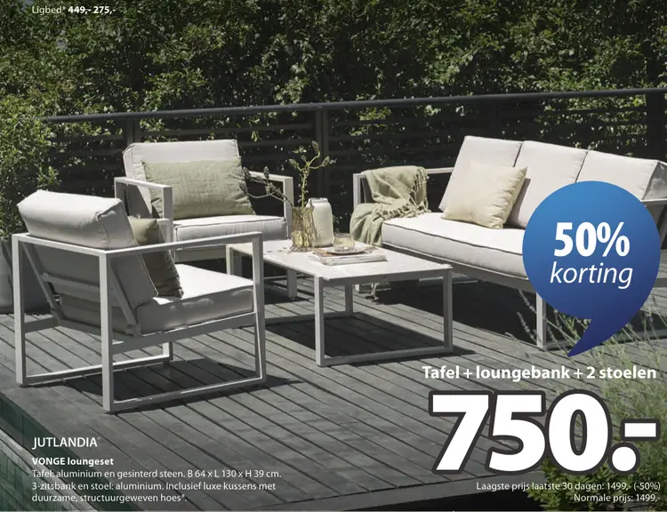 Promotie: VONGE loungeset