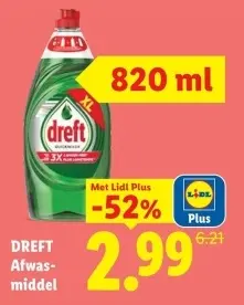 Aanbieding: Afwasmiddel