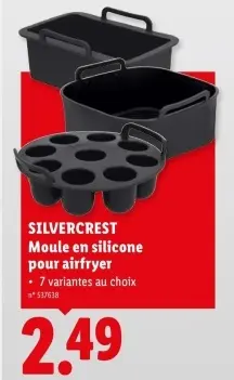 Offre: Moule en silicone pour airfryer