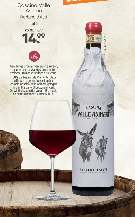 Aanbieding: Cascina Valle Asinari Barbera d'Asti