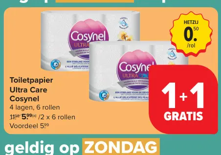 Promotie: Toiletpapier Ultra Care