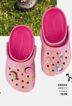 Aanbieding: Crocs Jibbitz Everything Nice 5-pack roze