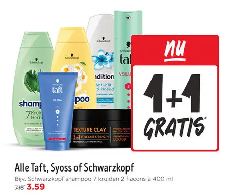 Aanbieding: Alle Taft, Syoss of Schwarzkopf