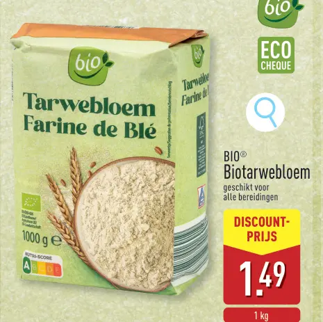 Promotie: Tarwebloem Farine de Blé