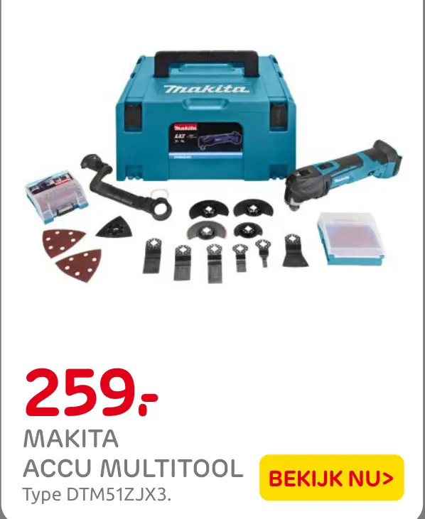 Aanbieding: Accu multitool