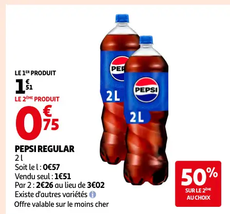 Promotie: Pepsi regular