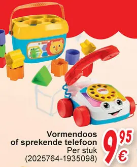 Aanbieding: Vormendoos of sprekende telefoon